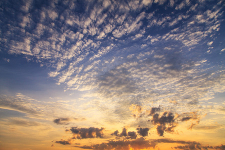Beautiful blue morning