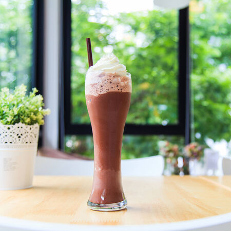 Iced chocolate smoothie