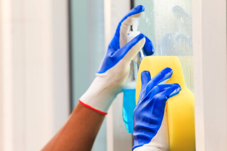 Glass cleaning の写真素材