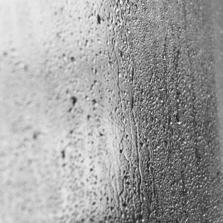 rain on glass の写真素材