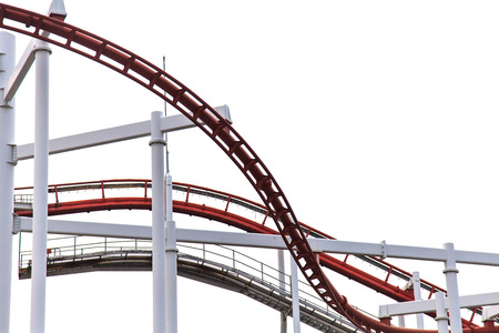 Roller Coasters loopsの写真素材