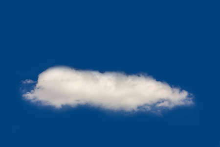 White cloud on the blue sky