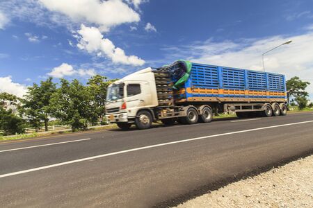 Truck on Highway