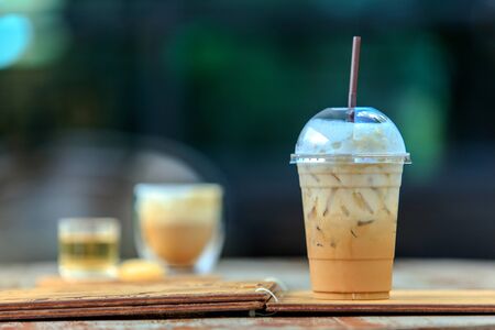 ice coffeeの写真素材