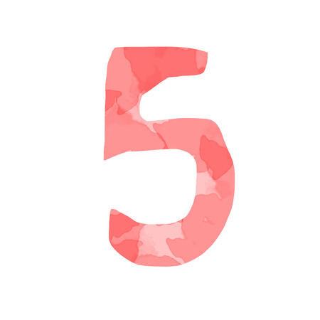 Abstract watercolor art on white backgroundの写真素材