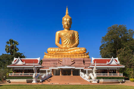 Big Buddha in thailandの写真素材