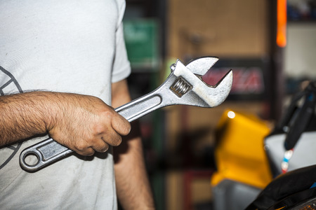 Motorcycle mechanic,Technicianの写真素材