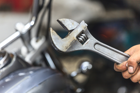 Motorcycle mechanic,Technicianの写真素材