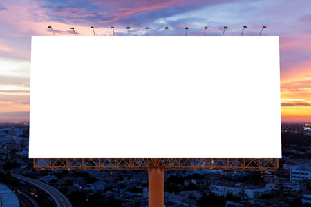 Blank Outdoor Billboardの写真素材