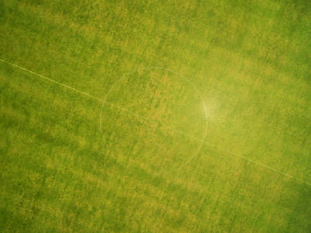 Aerial view of Soccer field, Soccer Stadium, Football Stadiumの写真素材