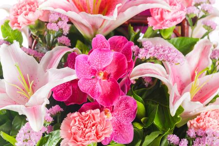 Bunch of flowers backgroundの写真素材