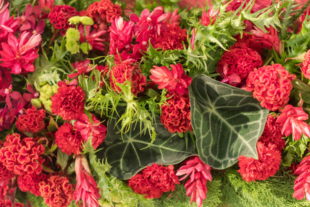 Mixed flower arrangement, Colorful mixed bouquet flowers