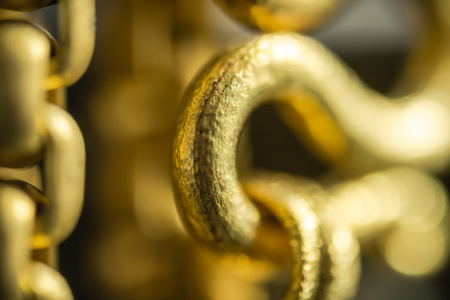Super Macro of Gold jewelry backgroundの写真素材