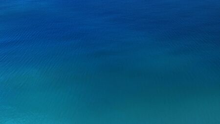 Aerial top view, Beautiful blue sea surfaceの写真素材