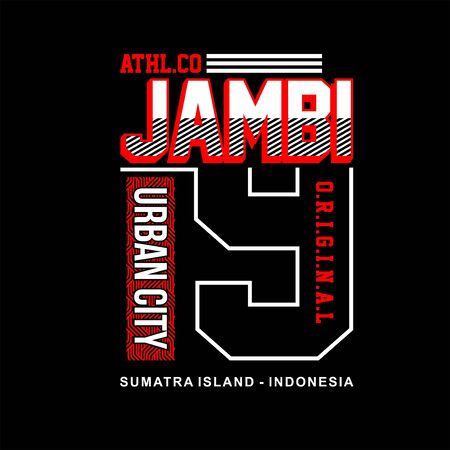 Jambi urban city vintage vectorのイラスト素材