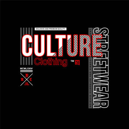 culture streetwear clothing vintage fashionのイラスト素材