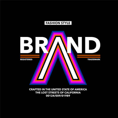 fashion style brand registered trademark vintage fashionのイラスト素材