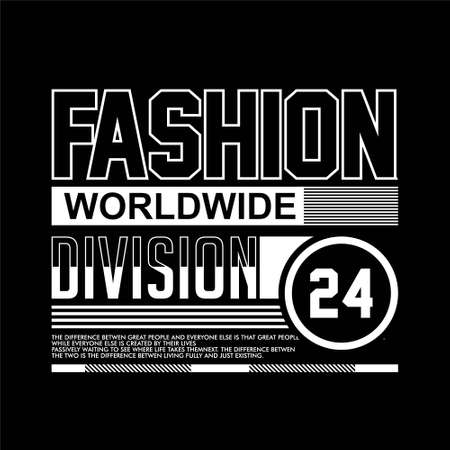 fashion worldwide division 24 vintage fashionのイラスト素材