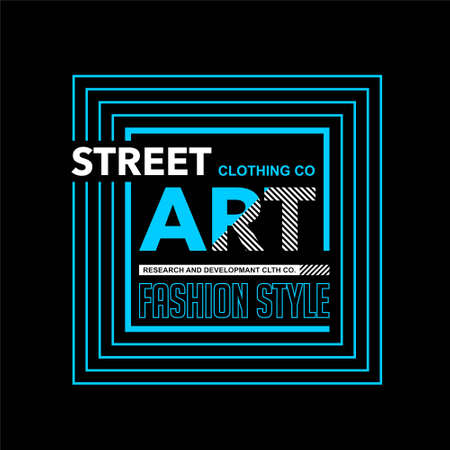 street art clothing co fashion style vintageのイラスト素材