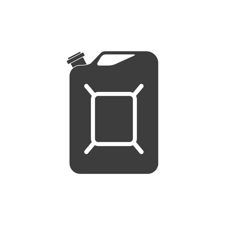 Canister fuel icon. Gasoline refueling. Vector illustration.のイラスト素材