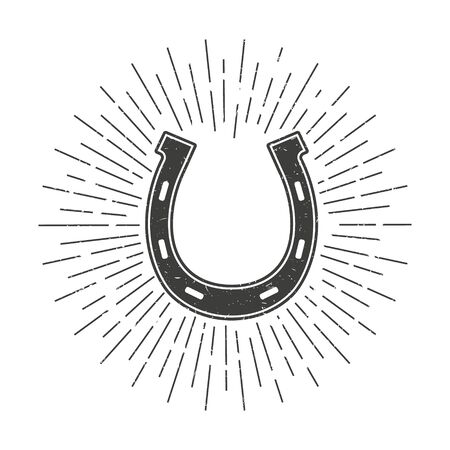 Horseshoe icon. Vector concept illustration for design.のイラスト素材