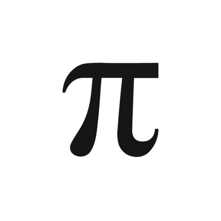 Vector illstration of pi sign icon.のイラスト素材