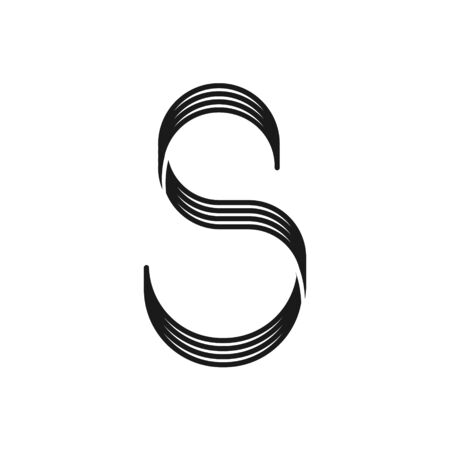 Vector illustration of s  on white background. Isolated.のイラスト素材