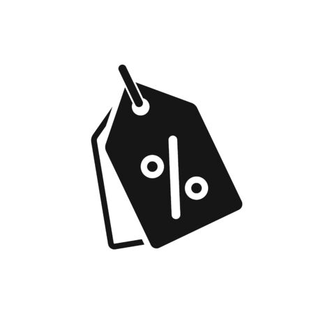 Vector illstration of discoint icon. Flat design.のイラスト素材