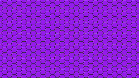 Vector illustration of purple hexagon background. Technology pattern.