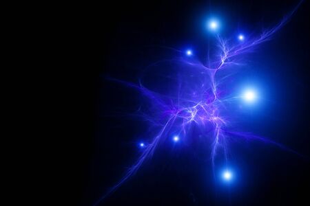 abstract blue background, energy