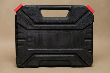 Quality tool case ideal for construction and home repair tasksの写真素材