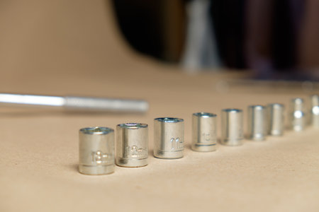 Essential tools for home improvement and construction projectsの写真素材