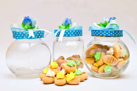 Cookies and jars の写真素材