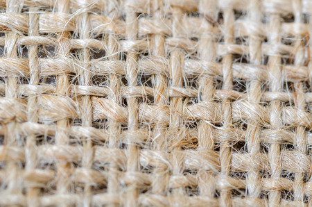 Background of burlap hessian sacking textureの写真素材
