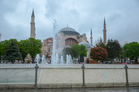 Hagia Sophia Museum. Sultanahmet square in Istanbul. Turkeyのeditorial素材