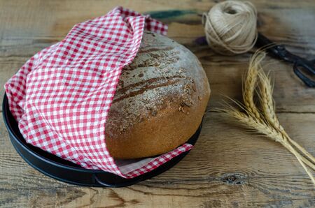 Homemade sourdough bread food photography recipe idea