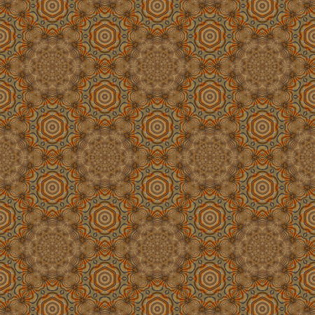 Seamless pattern with mandala ornament. For eg fabric, wallpaper, wall decorations.