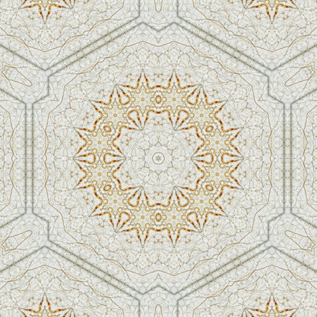 Kaleidoscope of color with beautiful ornamental - Thorough background summary - seamless