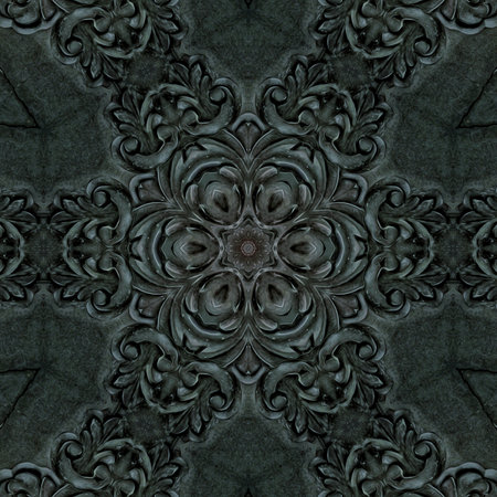 Kaleidoscope of color with beautiful ornamental - seamless background