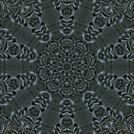 Kaleidoscope of color with beautiful ornamental - Thorough background summary - seamless