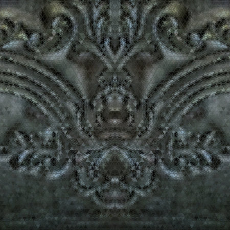 Seamless patterned texture. For eg fabric, wallpaper, wall decorations.