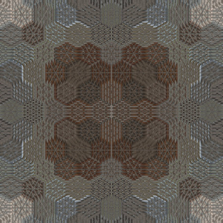 Kaleidoscope of color with beautiful ornamental - Thorough background summary - seamless