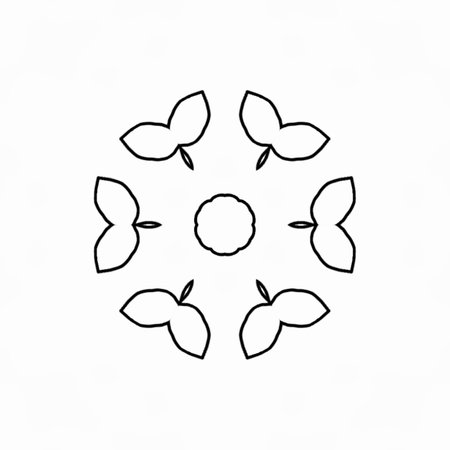 Circular pattern in the form of a mandala. Geometric circle ornament.の写真素材