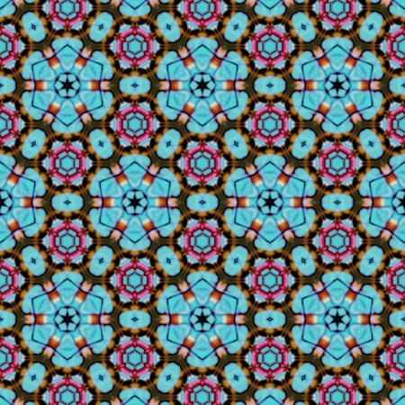 Seamless kaleidoscope pattern. For eg fabric, wallpaper, wall decorations.