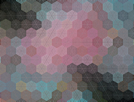 Abstract background with hexagons. Geometric pattern for your design.の写真素材