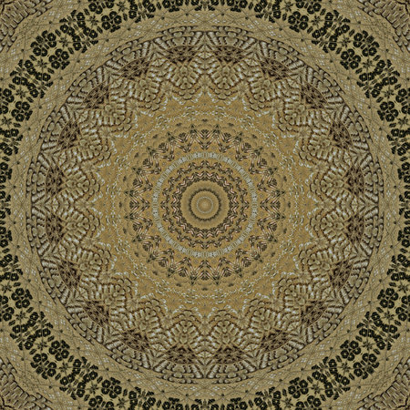Kaleidoscope of color with beautiful ornamental - Thorough background summary - seamless