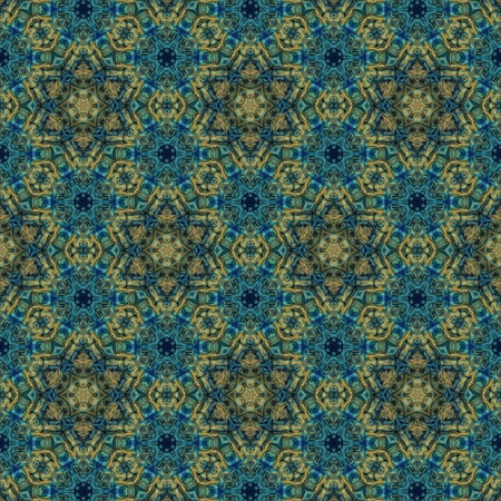 Kaleidoscopic wallpaper tiles. Seamless texture or background