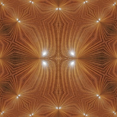 Kaleidoscope of color with beautiful ornamental - computer generated graphicsの写真素材