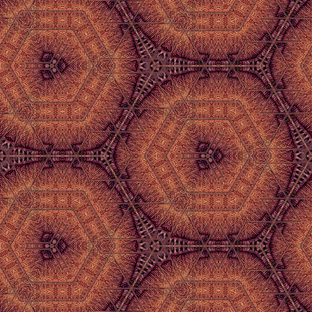 Kaleidoscope of color with beautiful ornamental. Seamless pattern.