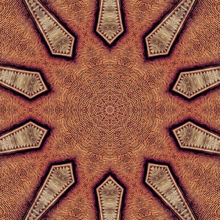 Kaleidoscope of color with beautiful ornamental - Thorough background summary - seamlessの写真素材